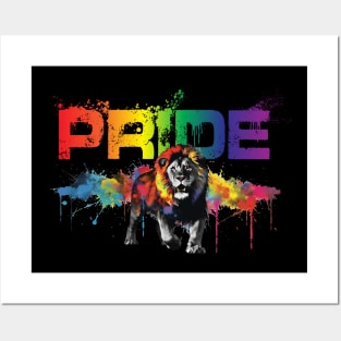 PRIDE - lion Posters and Art